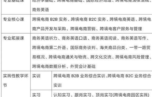 跨境电子商务专业学的啥